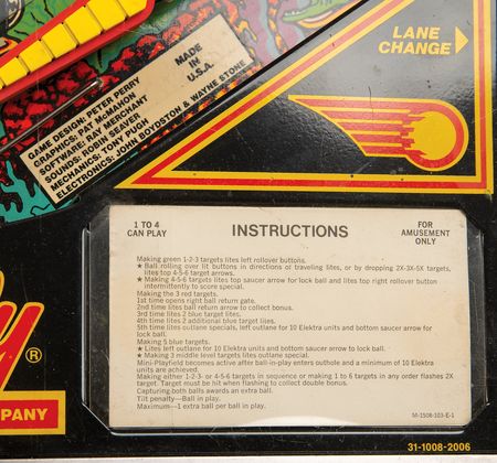 Lot #6197 Bally: Atlantis Pinball Machine (1989) - Image 8
