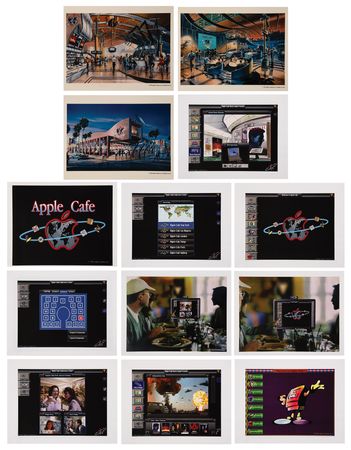 Lot #6105 Apple Cafe Collection of (13) Conceptual Photographs - Image 1
