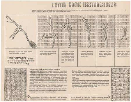 Lot #6122 Apple Computer 'Rainbow Logo' Latch-Hook Rug Kit (1983) - Image 4
