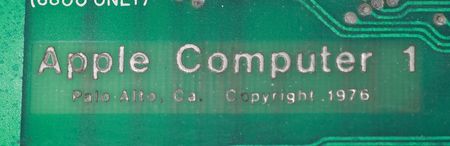 Lot #6003 Apple-1 Computer Prototype Board #0 - The 