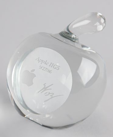 Lot #6134 Apple IIGS Developer 'Crystal Apple' Award - Image 1