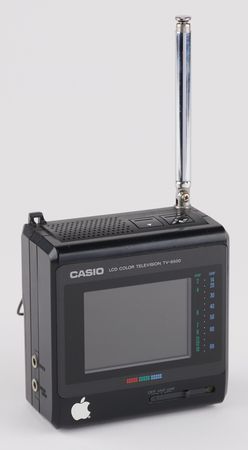 Lot #6129 Apple Computer Casio Portable Mini Television - Image 1