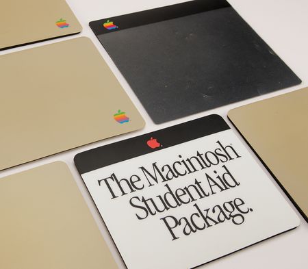 Lot #6130 Apple Office Lot of (6) Mouse Pads and (2) Floppy Disk Storage Boxes - Image 2