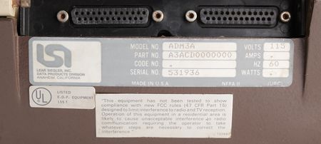 Lot #6175 Altair 8800b Microcomputer and ADM-3A Video Display Terminal - Image 11