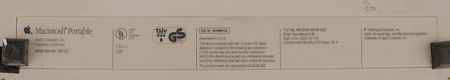 Lot #6066 Apple Macintosh Portable - Backlit Model (M5126) - Image 7