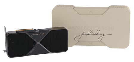 Lot #6160 Jensen Huang Twice-Signed NVIDIA GeForce RTX 5090 Founders Edition GPU - Image 1