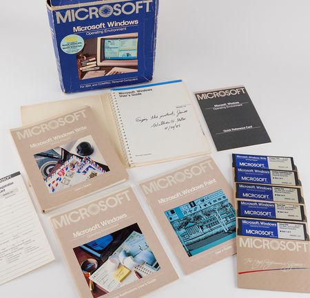 Lot #6167 Bill Gates Signed ‘User’s Guide’ for