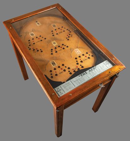 Lot #6191 Antique 'Pure Mechanical' Pinball Machines (6) - Museum-Quality Gaming Collection from the Early 1930s - Image 2