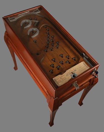 Lot #6191 Antique 'Pure Mechanical' Pinball Machines (6) - Museum-Quality Gaming Collection from the Early 1930s - Image 9