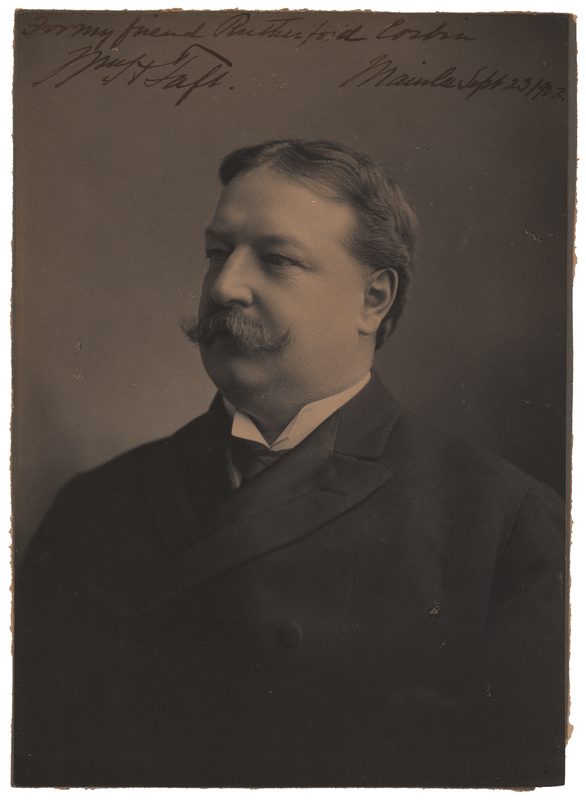 Lot 205 William H. Taft Signed Photograph as Governor-General of the Philippines