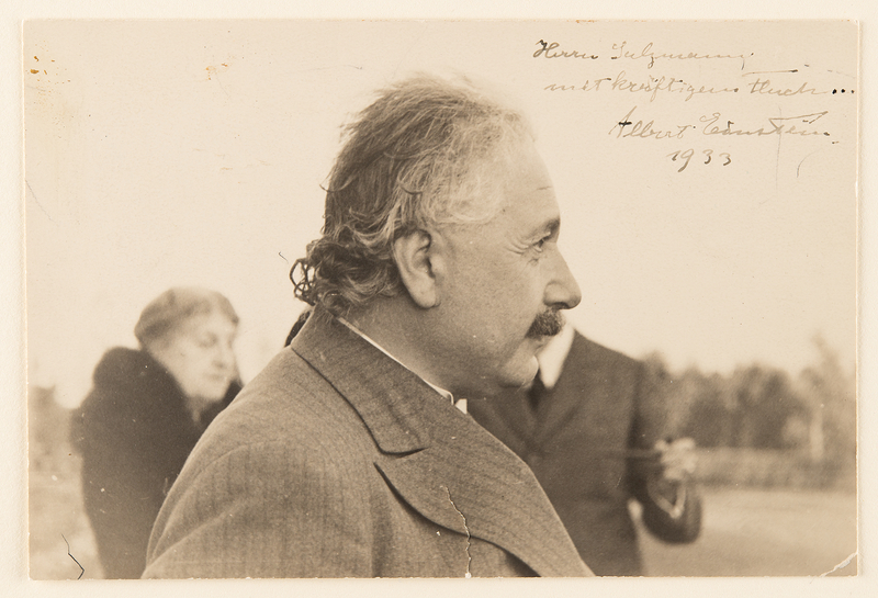 Lot 313 Albert Einstein Signed Photograph: 