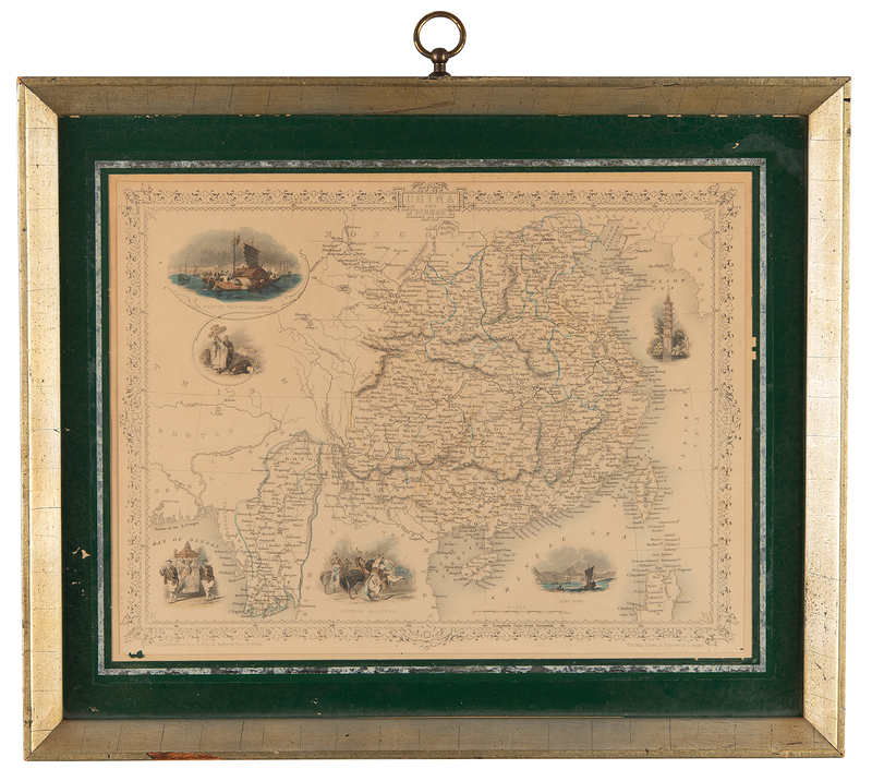 Lot 359 China Antique Map (1851)