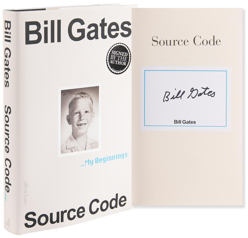 Lot 372 Bill Gates Signed Book - Source Code