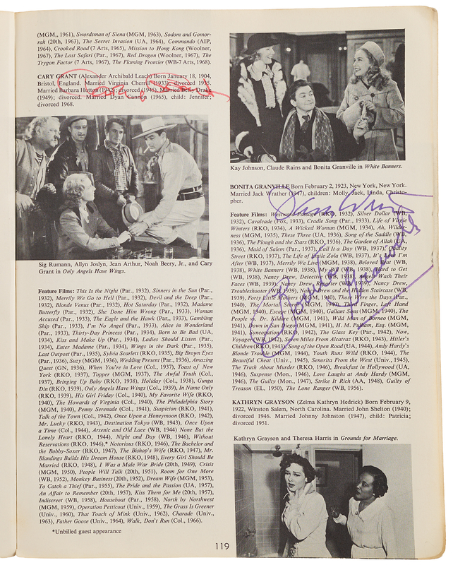 Lot 758 Classic Hollywood Actors and Actresses Multi-Signed (100+) Book