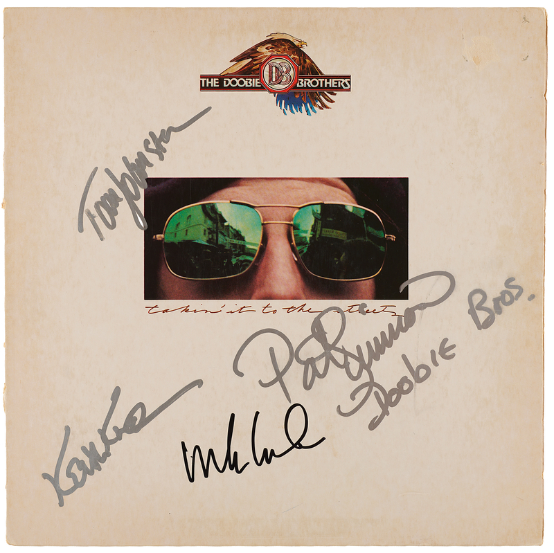 Lot 663 Doobie Brothers Signed Album - Takin' It to the Streets