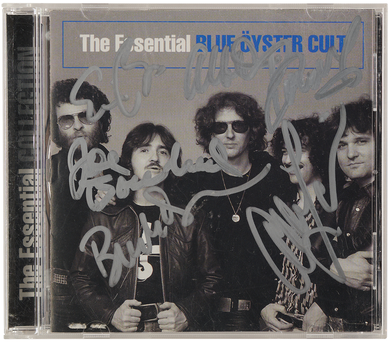 Lot 659 Blue Oyster Cult Signed CD - The Essential Blue Oyster Cult