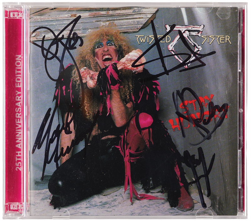 Lot 687 Twisted Sister Signed CD - Stay Hungry