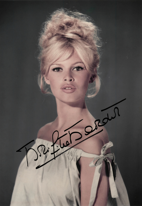 Lot 755 Brigitte Bardot Signed Photograph