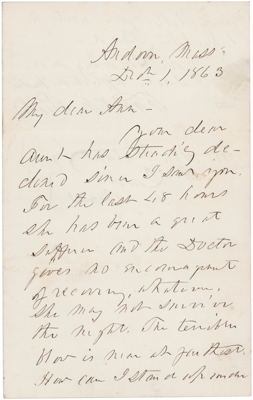 Lot 174 Franklin Pierce Autograph Letter Signed, Pondering His Wife's Death from Tuberculosis: 