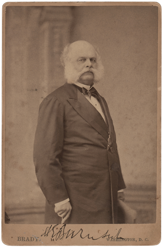 Lot 464 Ambrose E. Burnside Signed Photograph