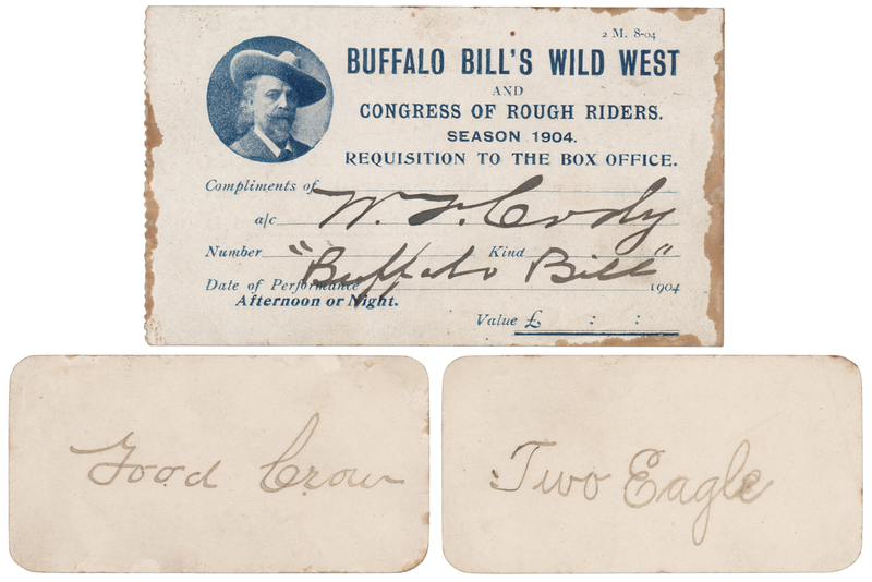 Lot 360 William F. 'Buffalo Bill' Cody Signed Pass