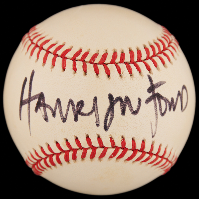 Lot 761 Harrison Ford Signed Baseball