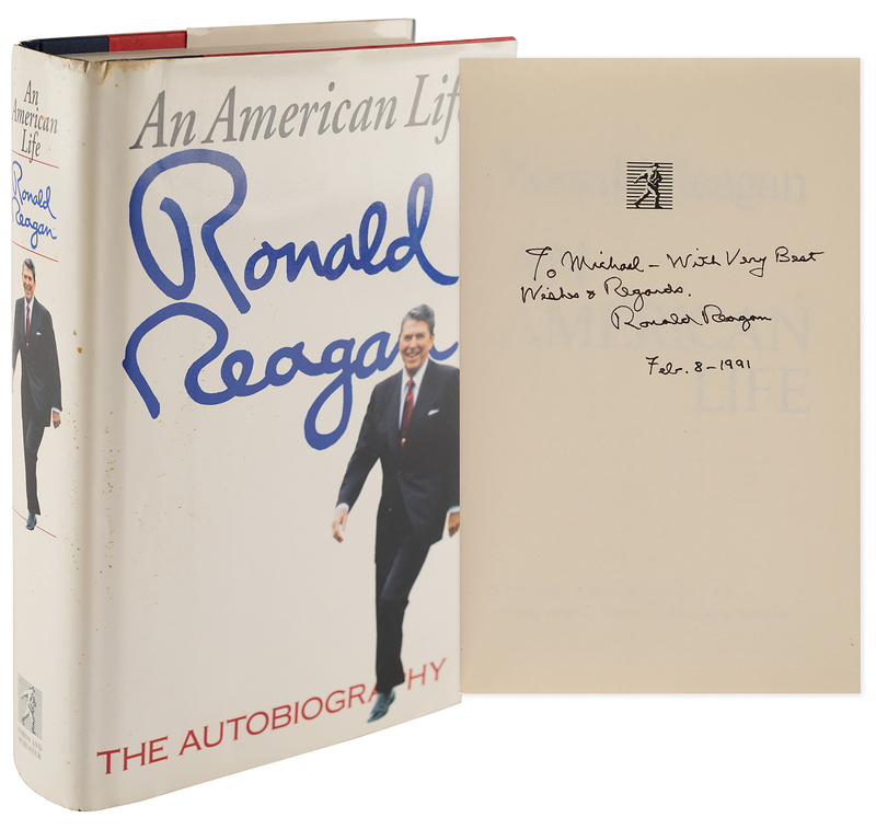 Lot 179 Ronald Reagan Signed Book - An American Life: The Autobiography