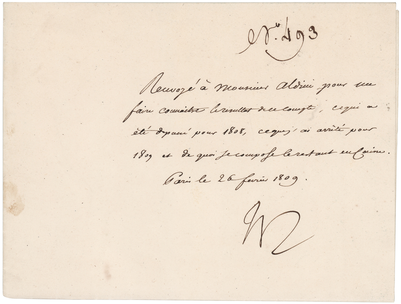 Lot 449 Napoleon Letter Signed