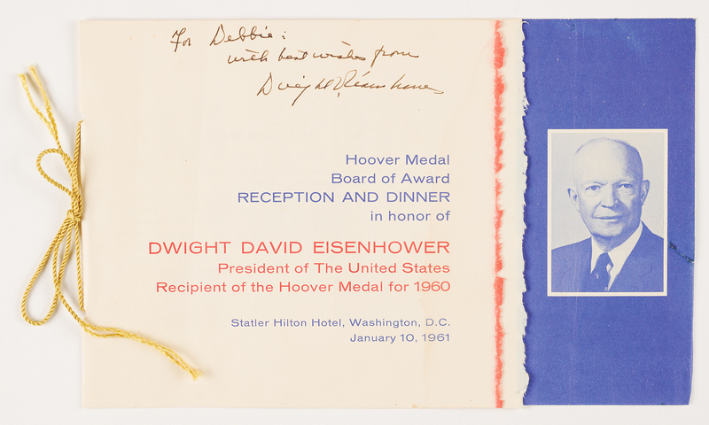 Lot 102 Dwight D. Eisenhower Signed Program