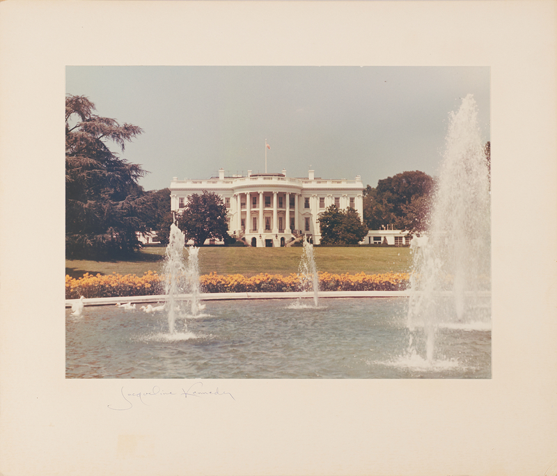 Lot 128 Jacqueline Kennedy Oversized Signed Photograph