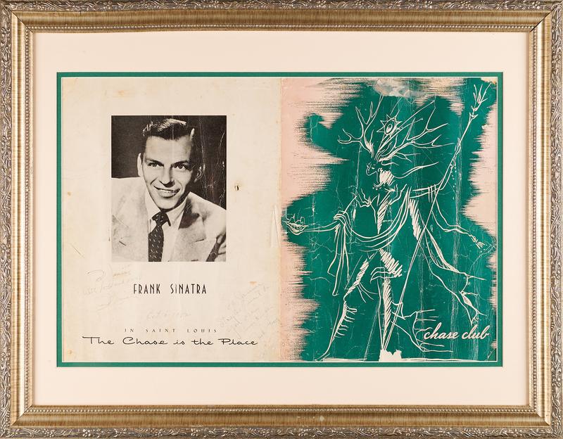 Lot 778 Frank Sinatra Signed Program