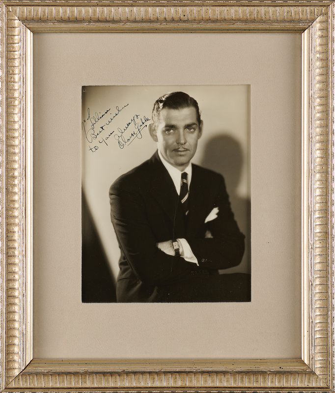 Lot 762 Clark Gable Signed Photograph