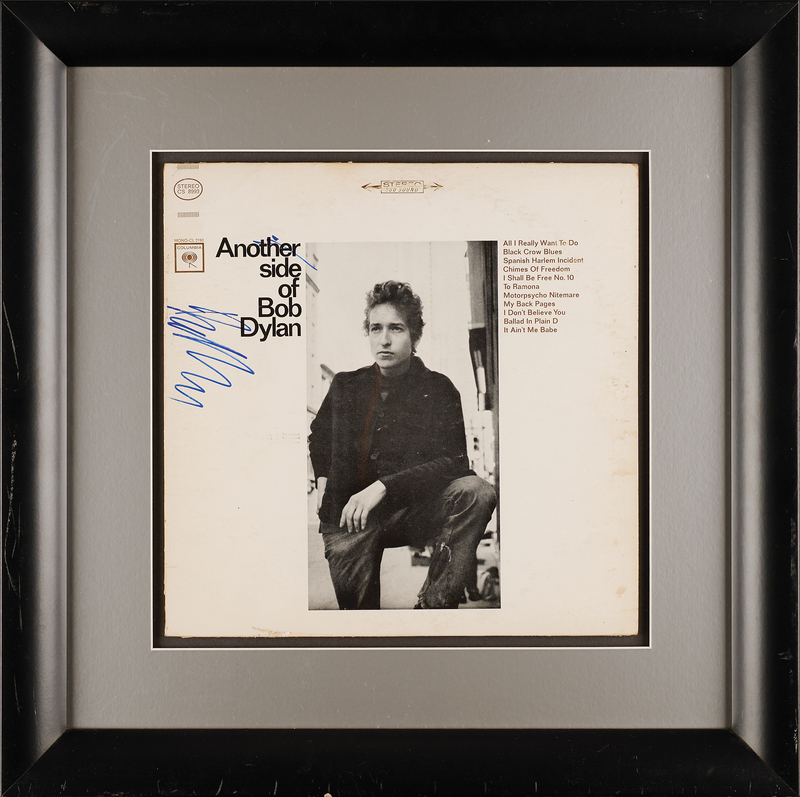 Lot 617 Bob Dylan Signed Album - Another Side of Bob Dylan
