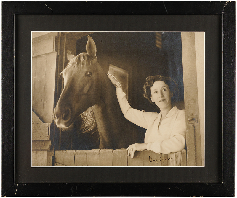 Lot 599 Mary O'Hara Oversized Signed Photograph