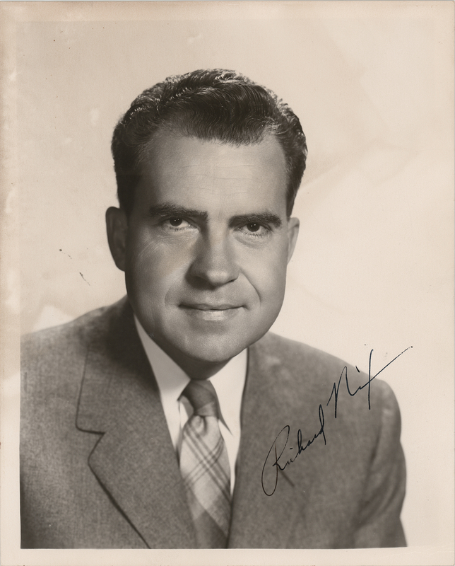 Lot 169 Richard Nixon Signed Photograph