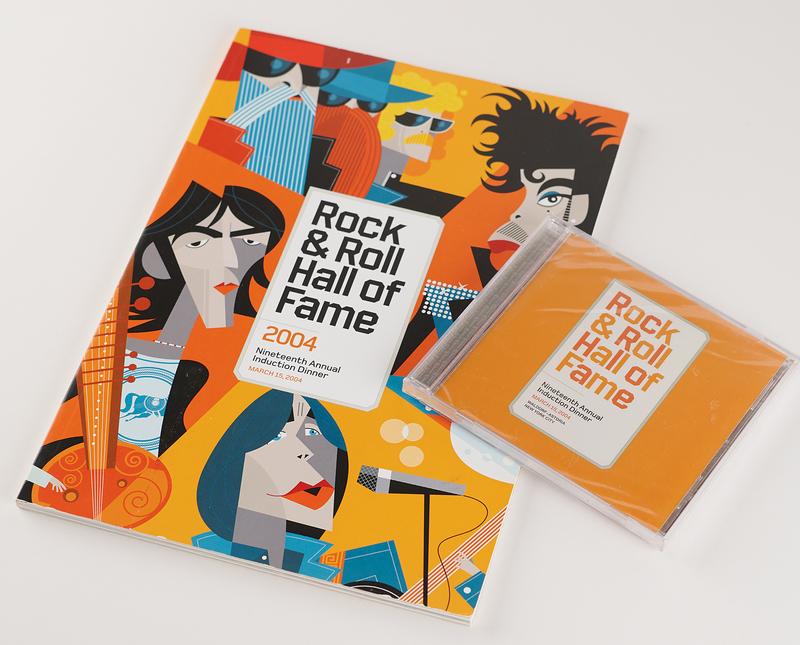 Lot 672 Prince, George Harrison, and Others 2004 Rock and Roll Hall of Fame Program and CD