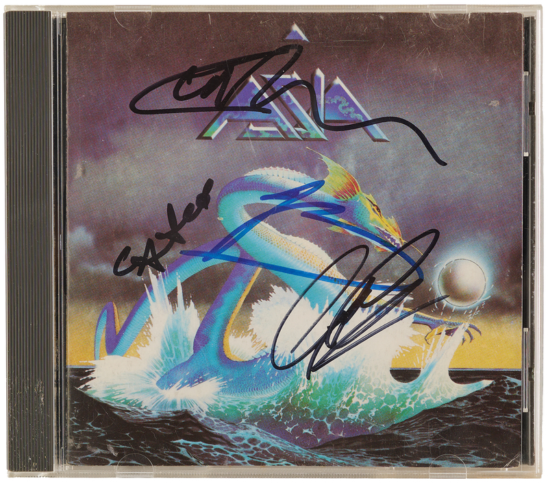 Lot 653 Asia Signed CD - Self-Titled Debut