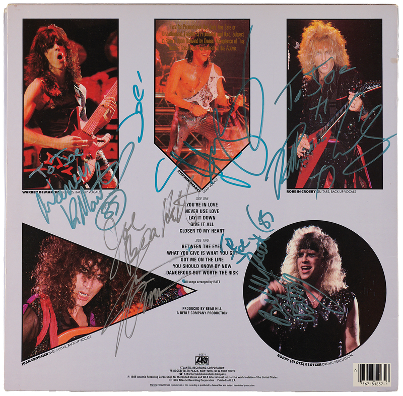 Lot 673 Ratt Signed Album - Invasion of Your Privacy