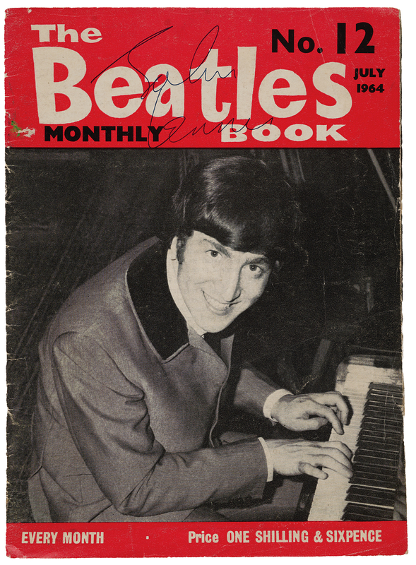 Lot 614 Beatles: John Lennon Signed Beatles Monthly Book (July 1964)