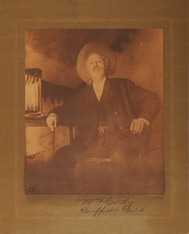 Lot 333 William F. 'Buffalo Bill' Cody Oversized Signed Photograph