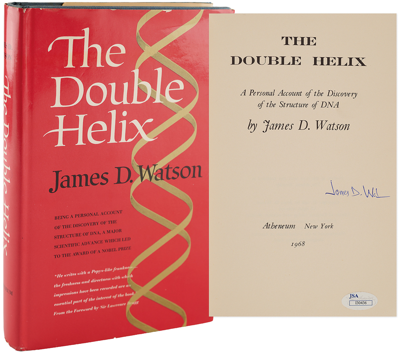 Lot 432 James D. Watson Signed Book - The Double Helix