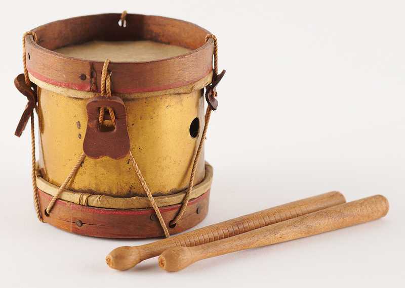Lot 467 Civil War-Era Toy Drum