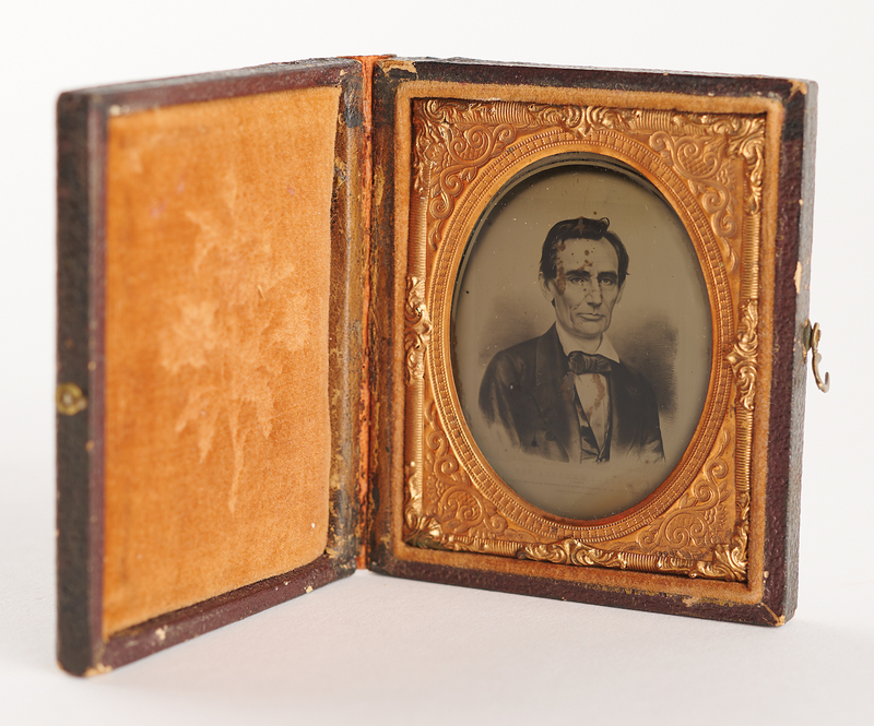 Lot 147 Abraham Lincoln 1860 Campaign Ninth Plate Ambrotype