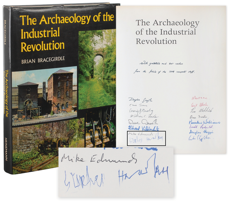 Lot 317 Stephen Hawking Signed Book - The Archaeology of the Industrial Revolution