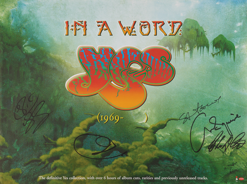 Lot 689 Yes Signed 'In a Word' Poster - 24˝ x 18˝