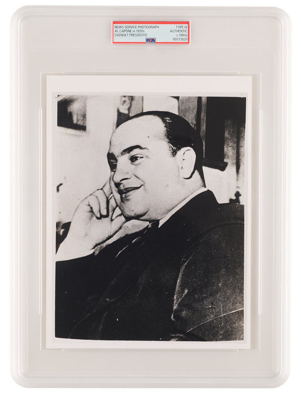 Lot 350 Al Capone Original Photograph - PSA Type IV