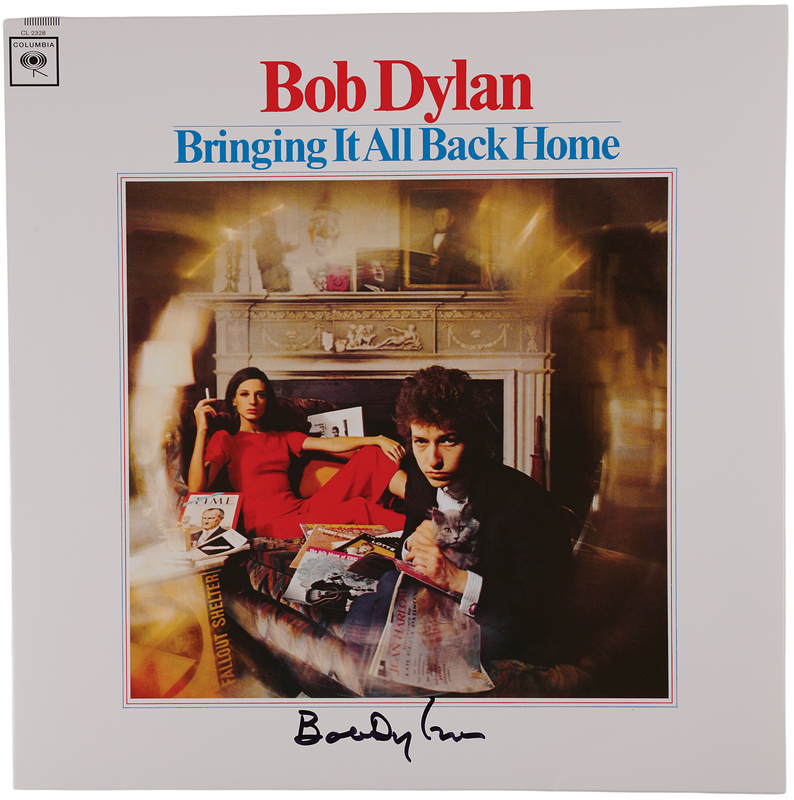 Lot 616 Bob Dylan Signed Album - Bringing It All Back Home