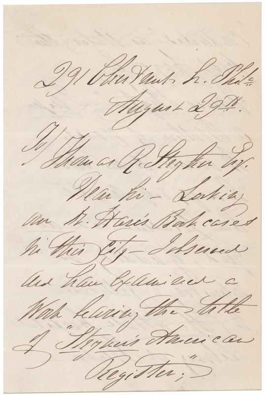 Lot 367 Dorothea Dix (2) Autograph Letters Signed