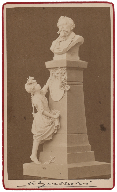Lot 550 Frederic Auguste Bartholdi Twice-Signed Photograph