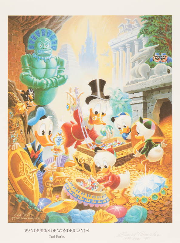 Lot 567 Carl Barks Signed Print - 